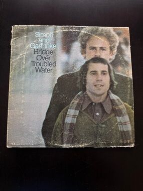 Simon and Garfunkel Bridge Over Troubled Water Album Cover - Vintage Artwork